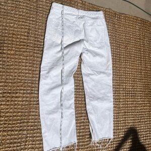 Zara relaxed denim white jeans great condition